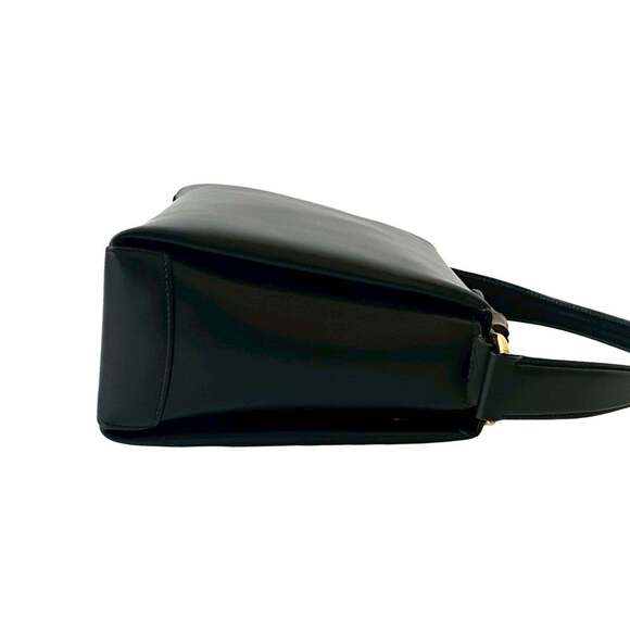 GUCCI Black Leather Bamboo Bag - Picture 6 of 10